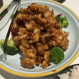 Szechuan Popcorn Chicken