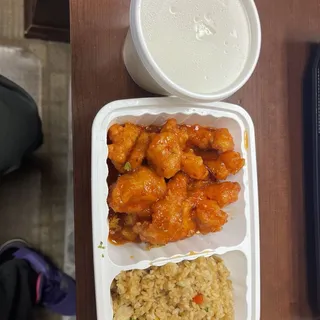 15. General Tso's Chicken Lunch