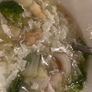 14. Seafood with Mixed Vegetable Soup