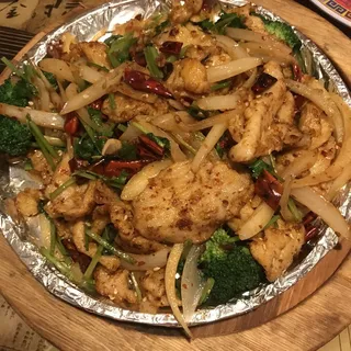 41. Sliced Chicken with Szechuan Chili