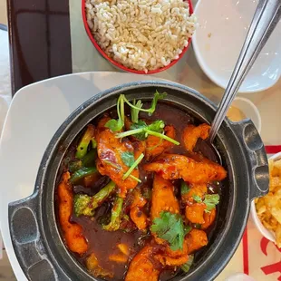 Szechuan fish lunch special