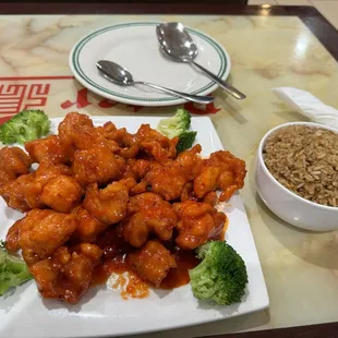 6. General Tso's Chicken Dinner