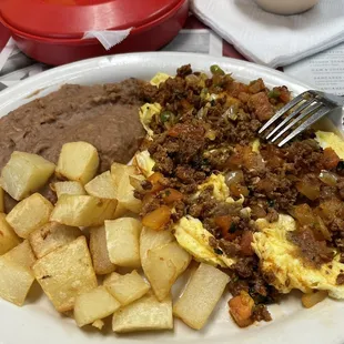 Peter El Norteño breakfast plate.