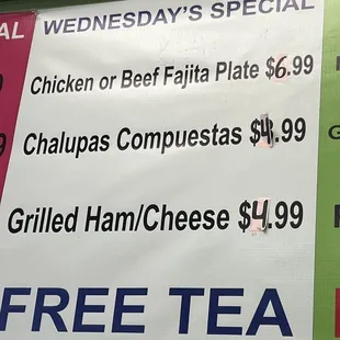 a sign for a restaurant
