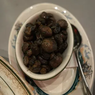 Sautéed cremini mushrooms