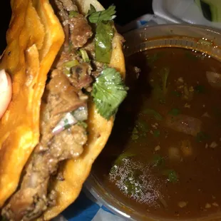 birria taco