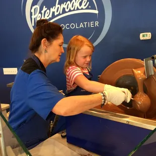 Chocolate waterfall!