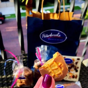 Really Exposed Milk Chocolate Covered Nutter Butter!