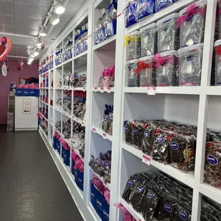 the inside of the store