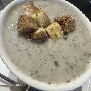 Delicious mushroom soup