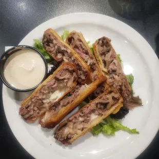 Steak Spring Rolls