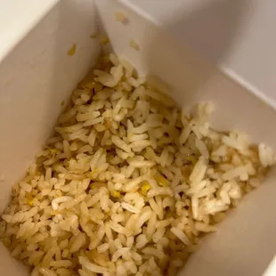 a box of rice