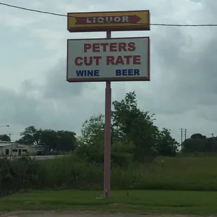 Peters' Cut Rate Liquor