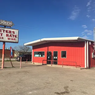 the outside of the building