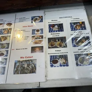 Their menu