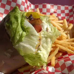 Gluten-free ABC burger &amp; fries!