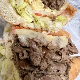 Steak, egg, and cheese sub