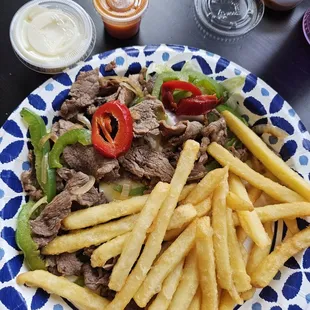Steak and cheese (no bread)