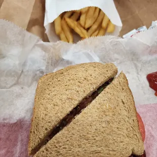 BLT and fries