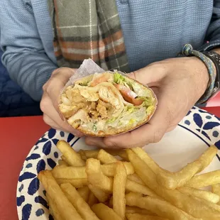 Chicken & cheese sub!