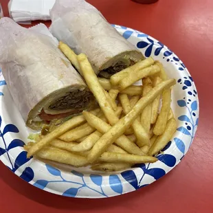 Steak and cheese combo