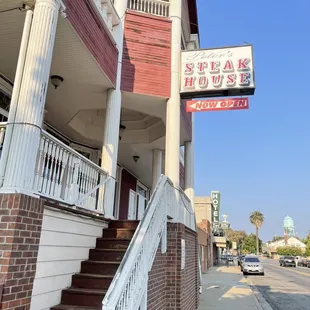 The outside of the old that houses Peter's