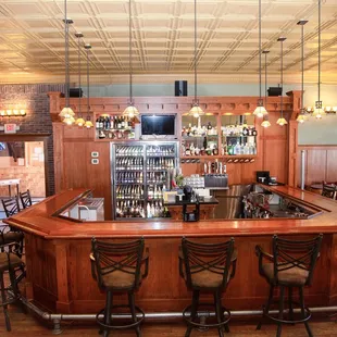 Beautiful, rustic bar!