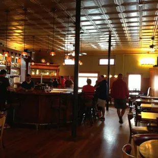 people sitting at the bar