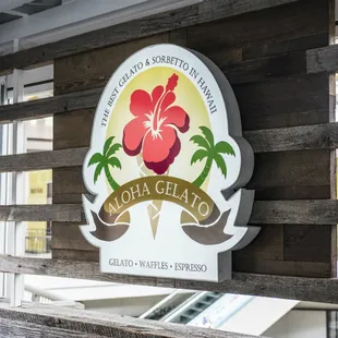 Light box for Aloha Gelato