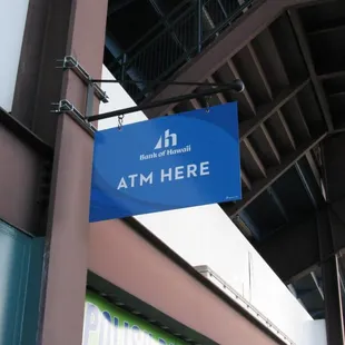 Blade Sign for Bank of Hawaii's ATM at Aloha Stadium