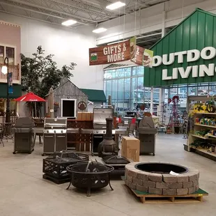 Outdoor living section