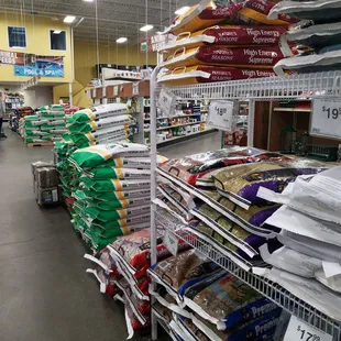 Bird feed, plus more for farm animals