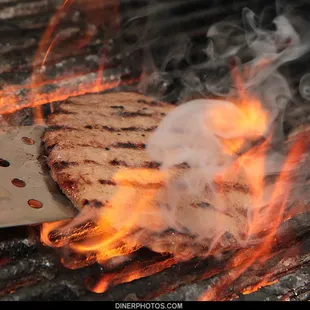 char-broiled burgers