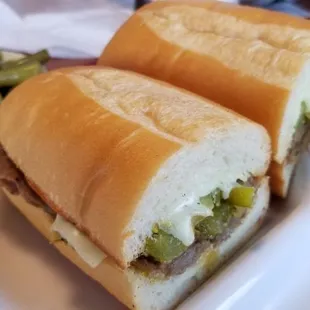 The Philly cheesesteak.....