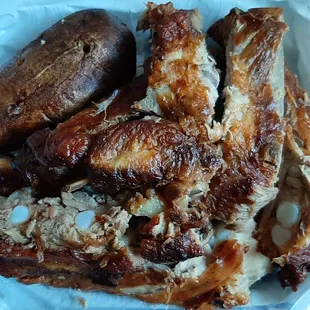 Ribs &amp; Baked Potato