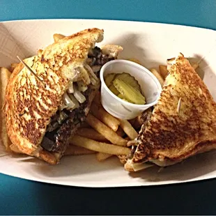 Patty melt combo