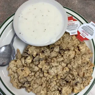 Chicken fried steak (asked for gravy on the side)