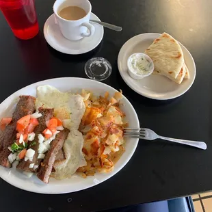 Gyro Breakfast  DELICIOUS
