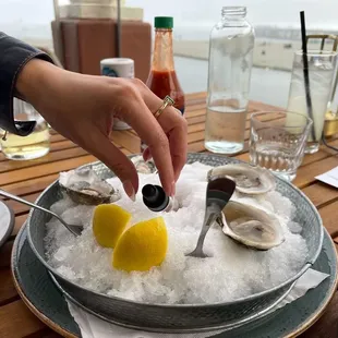 oysters, shellfish, mussels, oysters and mussels, food