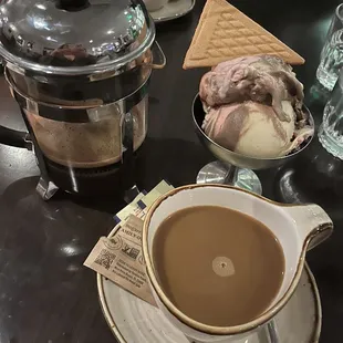 Spumoni & coffee