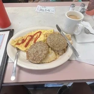 2 Eggs, Toast, and Meat Special
