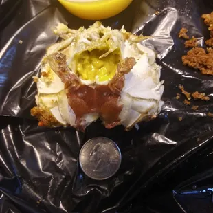 &quot;Large&quot; females... The coin is a quarter.
