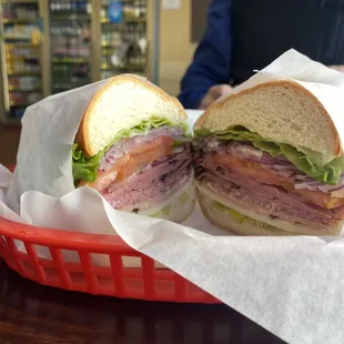 Italian sub for lunch!