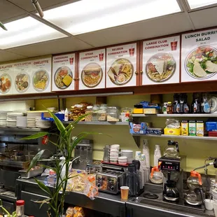 a view of the counter