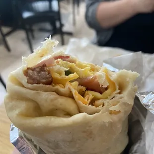 Breakfast burrito