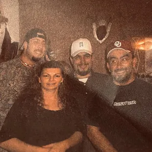 a group of people posing for a picture