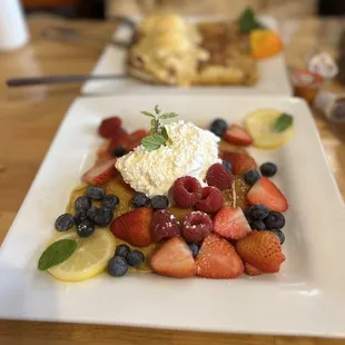 Ricotta lemon pancake