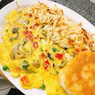 Veggie omelette