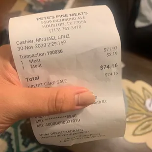 Picture of me being ripped off.