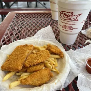 seafood, fish and chips, food, fish